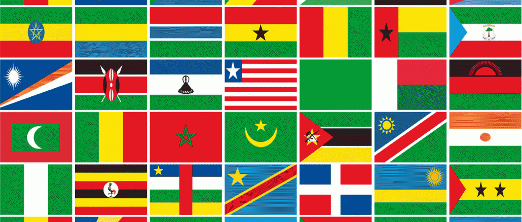 drapeaux afrique